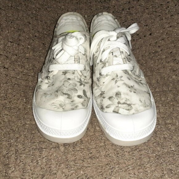 PALLADIUM-Pampa Oxford LP Moonbeam Floral Sneakers-Size 8.5-NWOB - Picture 3 of 8